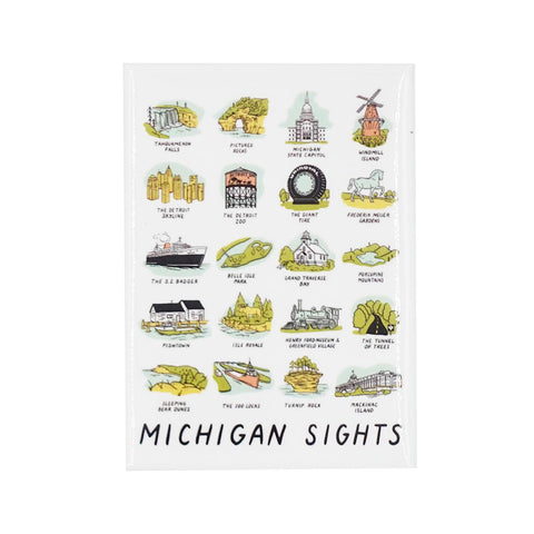 Michigan Sights Magnet - City Bird 