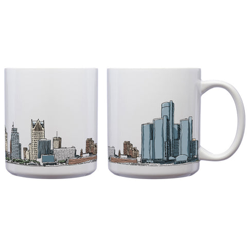 Detroit Skyline Mug