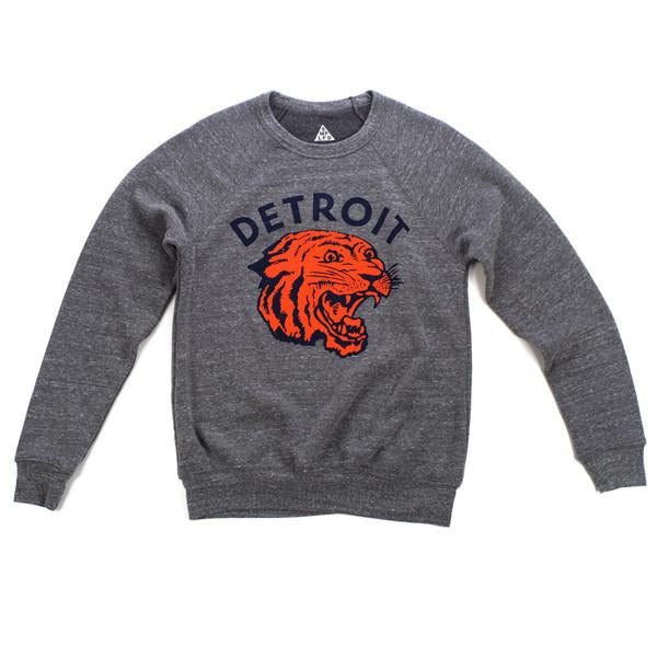 Detroit Neo-Tiger Crewneck Sweatshirt - City Bird 