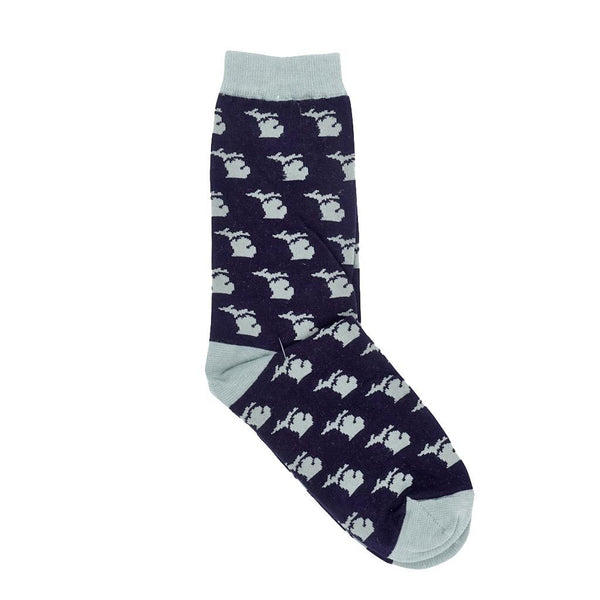 Michigan Mitten Pattern Socks - City Bird 