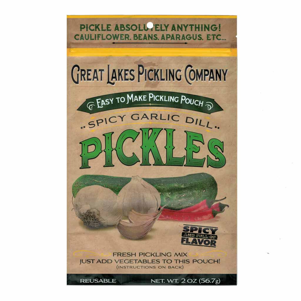 Spicy Garlic Dill Pickling Pouch