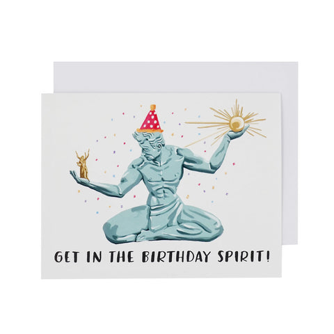 Get In the Birthday Spirit! Card - City Bird 