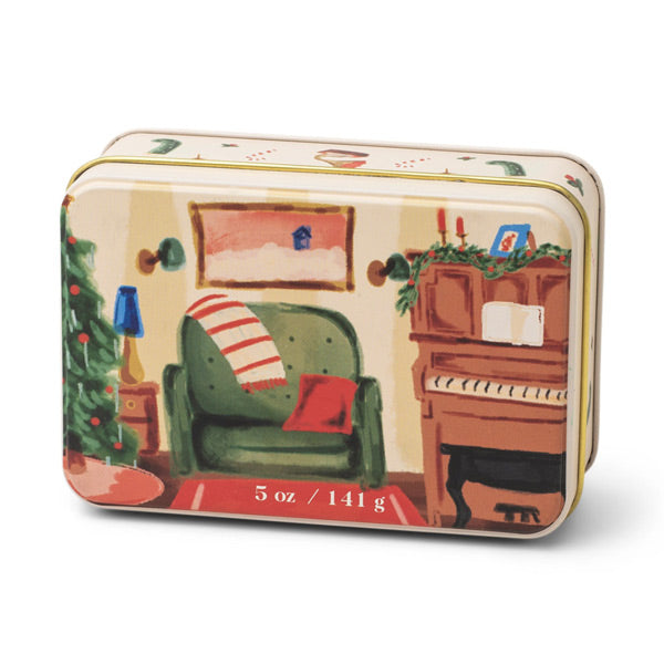 Holiday Tin 5 Oz. Matte Illustrated Pack