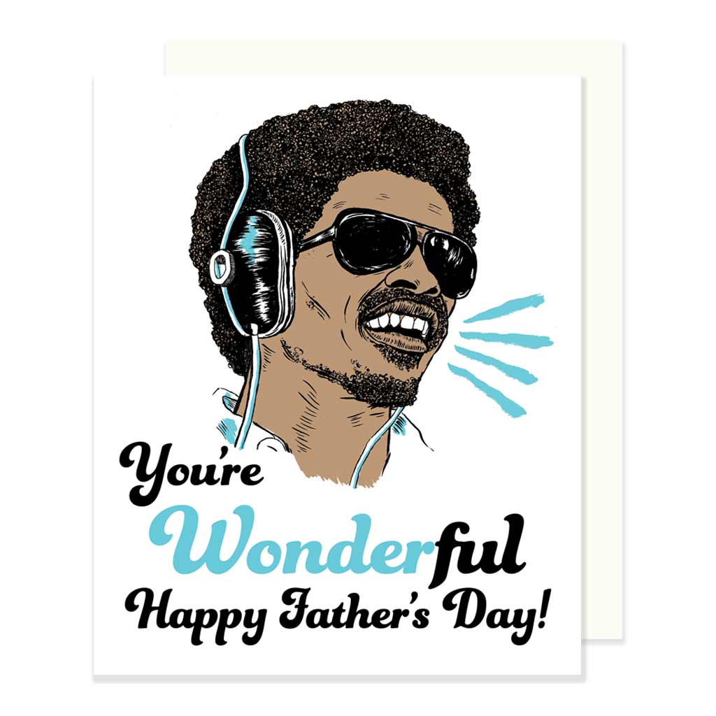 Stevie Wonder Father's Day Card