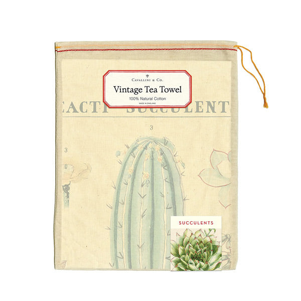 Succulents Tea Towel - City Bird 