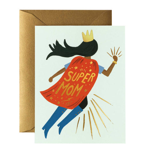 Super Mom Blue Card - City Bird 