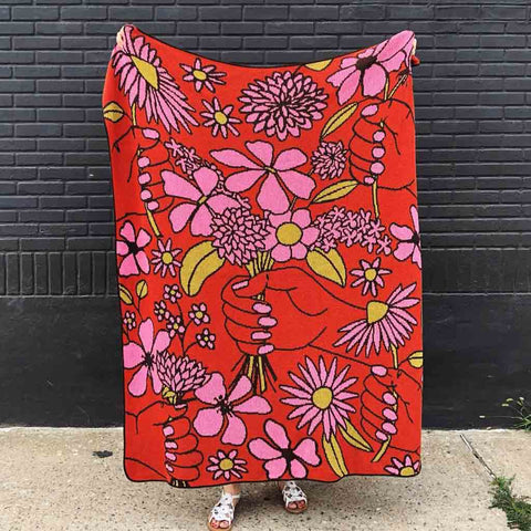 Thinking of You - Knit Blanket - City Bird 