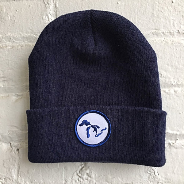 Great Lakes Patch Knit Beanie - City Bird 