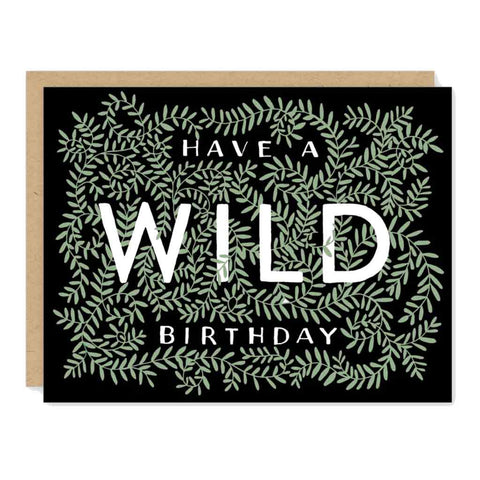 Wild Birthday Vines Card