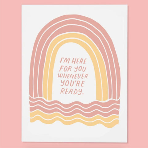Here For You Card - City Bird 