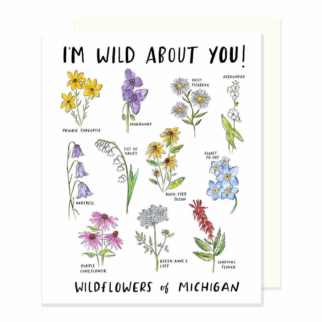 Wild About You Love Card