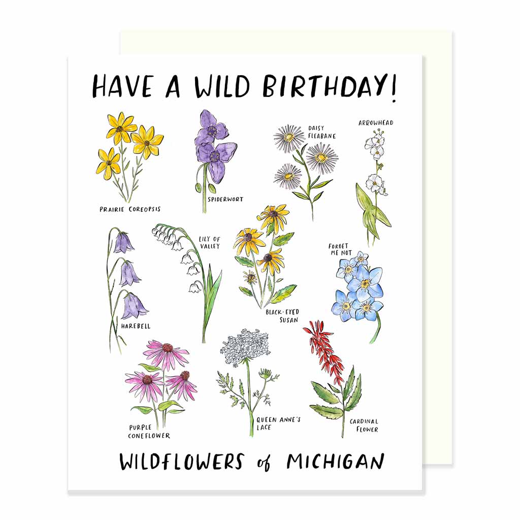 Wild Birthday Offset Card