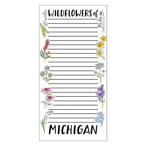 Michigan Wildflowers Notepad