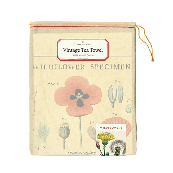 Wildflowers Tea Towel - City Bird 