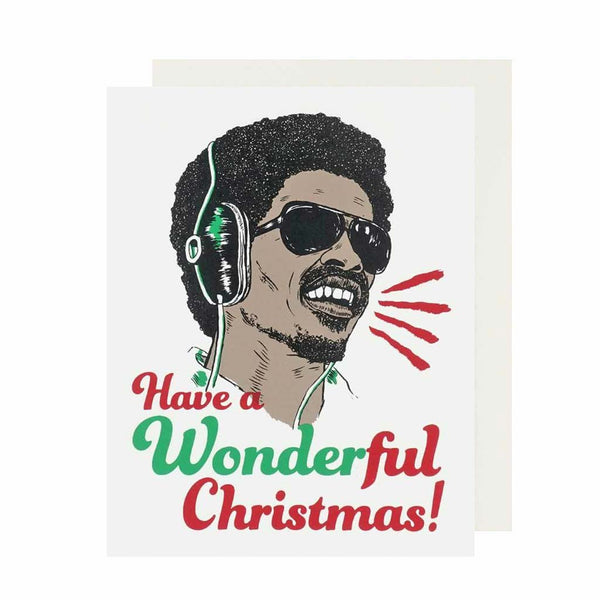 Have a Wonder-ful Christmas! Stevie Silkscreened Card