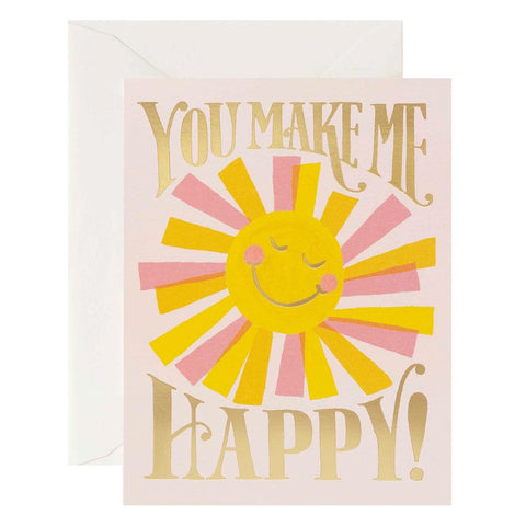 You Make Me Happy Card - City Bird 